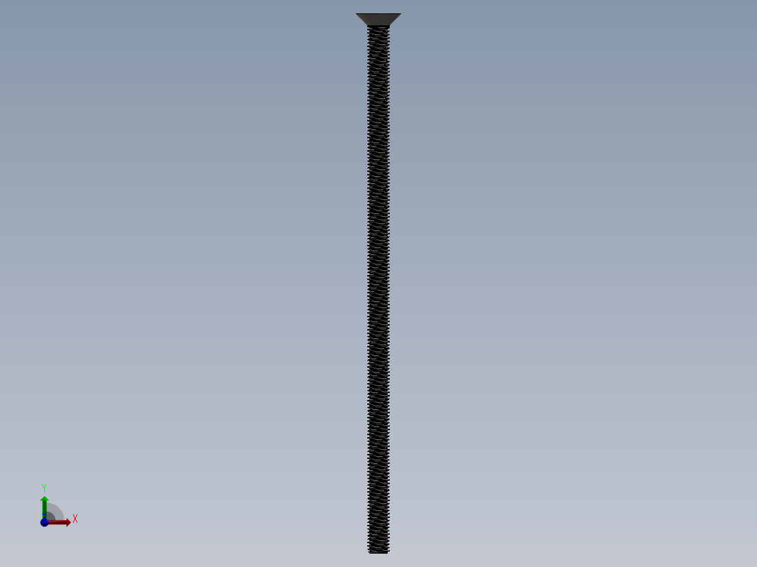 Screw_ISO_10642_M8x200_A2.SLDPRT前视图