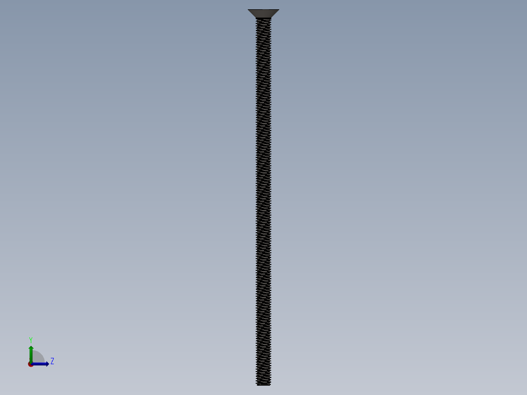 Screw_ISO_10642_M8x200_A2.SLDPRT左视图