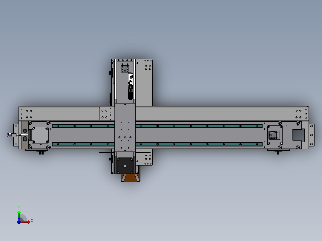 产品搬运机械手前视图