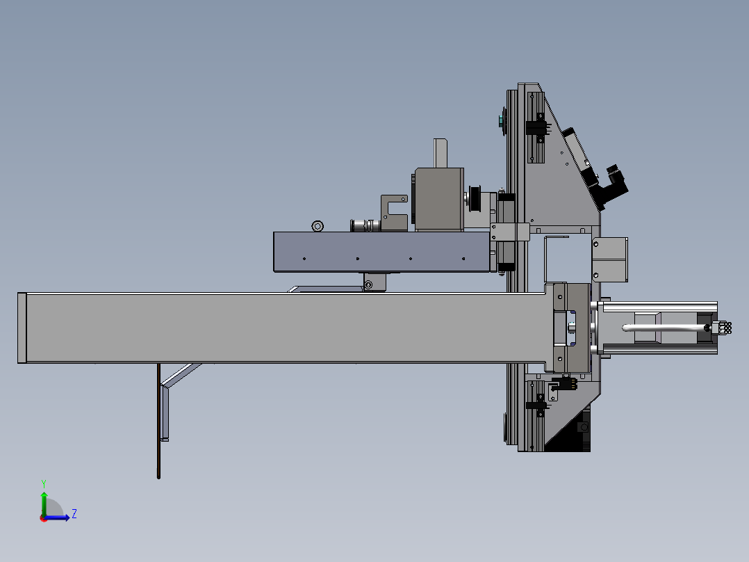 产品搬运机械手左视图