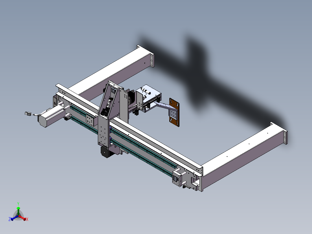 产品搬运机械手正等轴测图