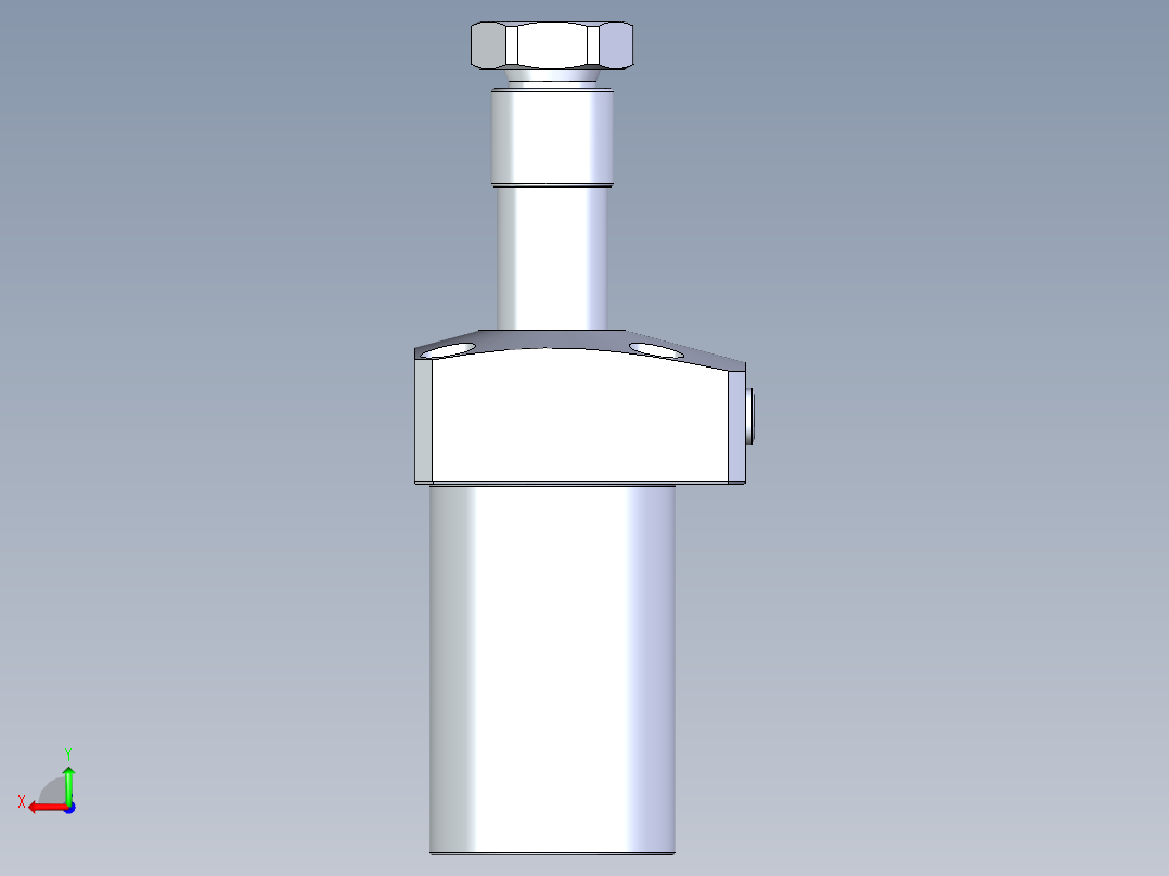 KOSMEKLHA0400-GR-Q15多系列多零件图纸模型后视图