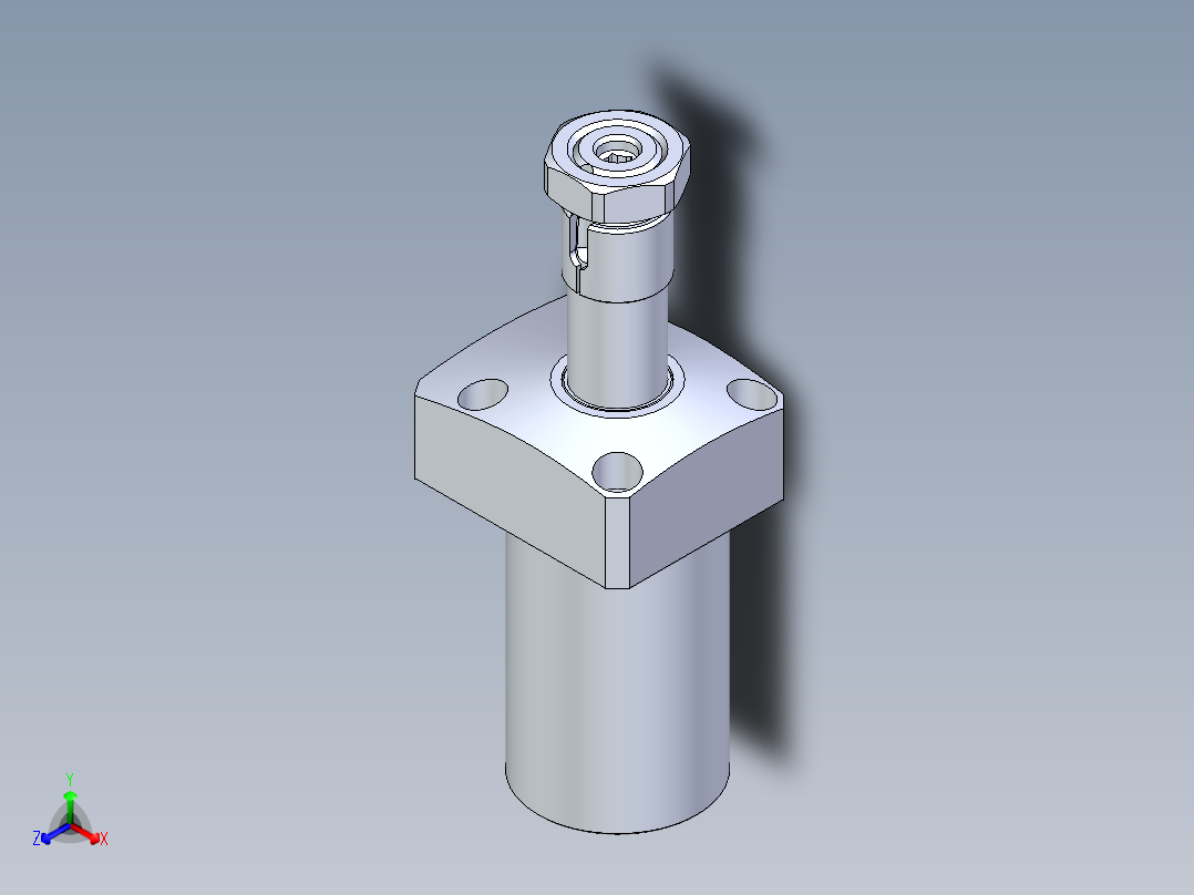 KOSMEKLHA0400-GR-Q15多系列多零件图纸模型正等轴测图