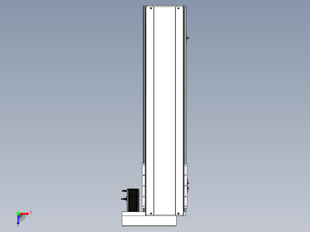 Toyo东佑达直线模组-ETH22-750-BR-400W俯视图