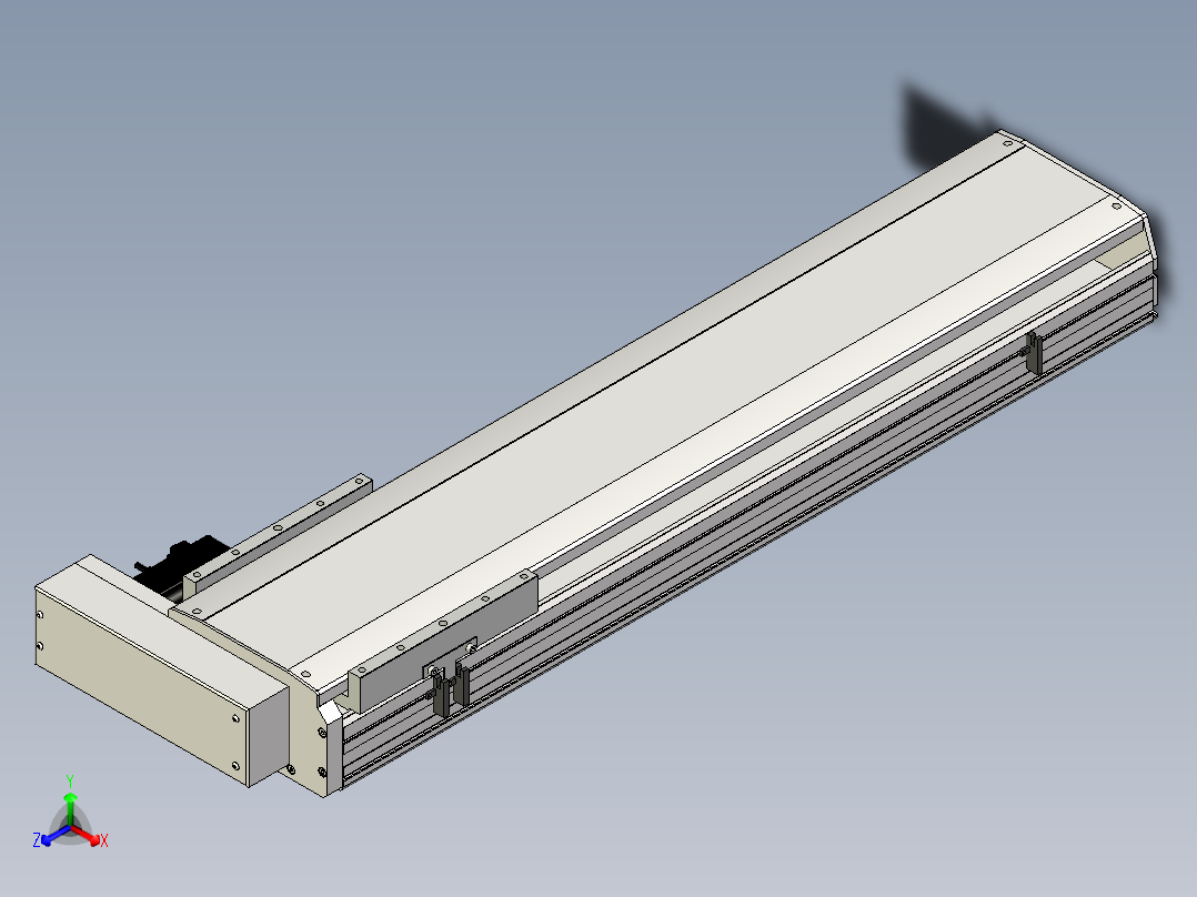 Toyo东佑达直线模组-ETH22-750-BR-400W正等轴测图