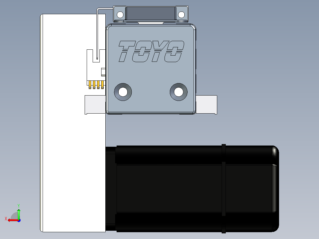 Toyo东佑达直线模组-M65-S-1500-RD-M40-C4后视图