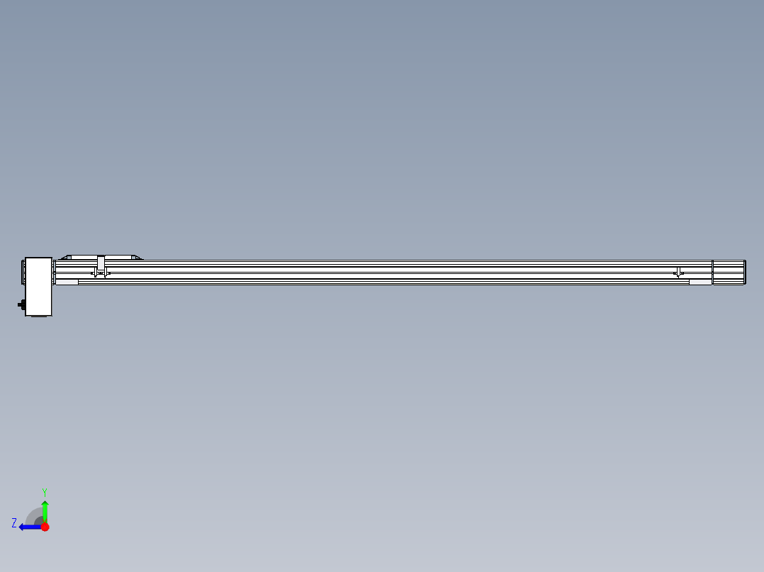 Toyo东佑达直线模组-M65-S-1500-RD-M40-C4右视图