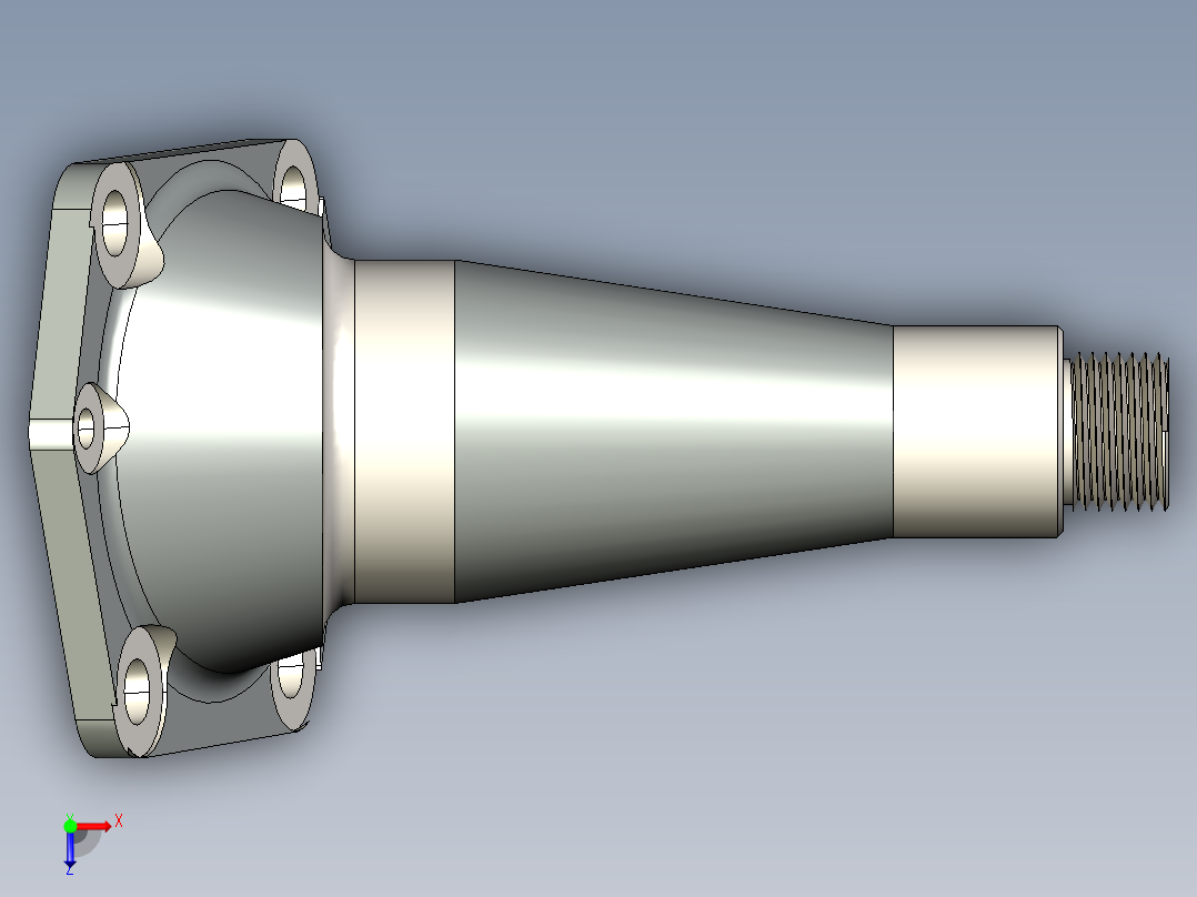 油压底盘支架的轴承俯视图