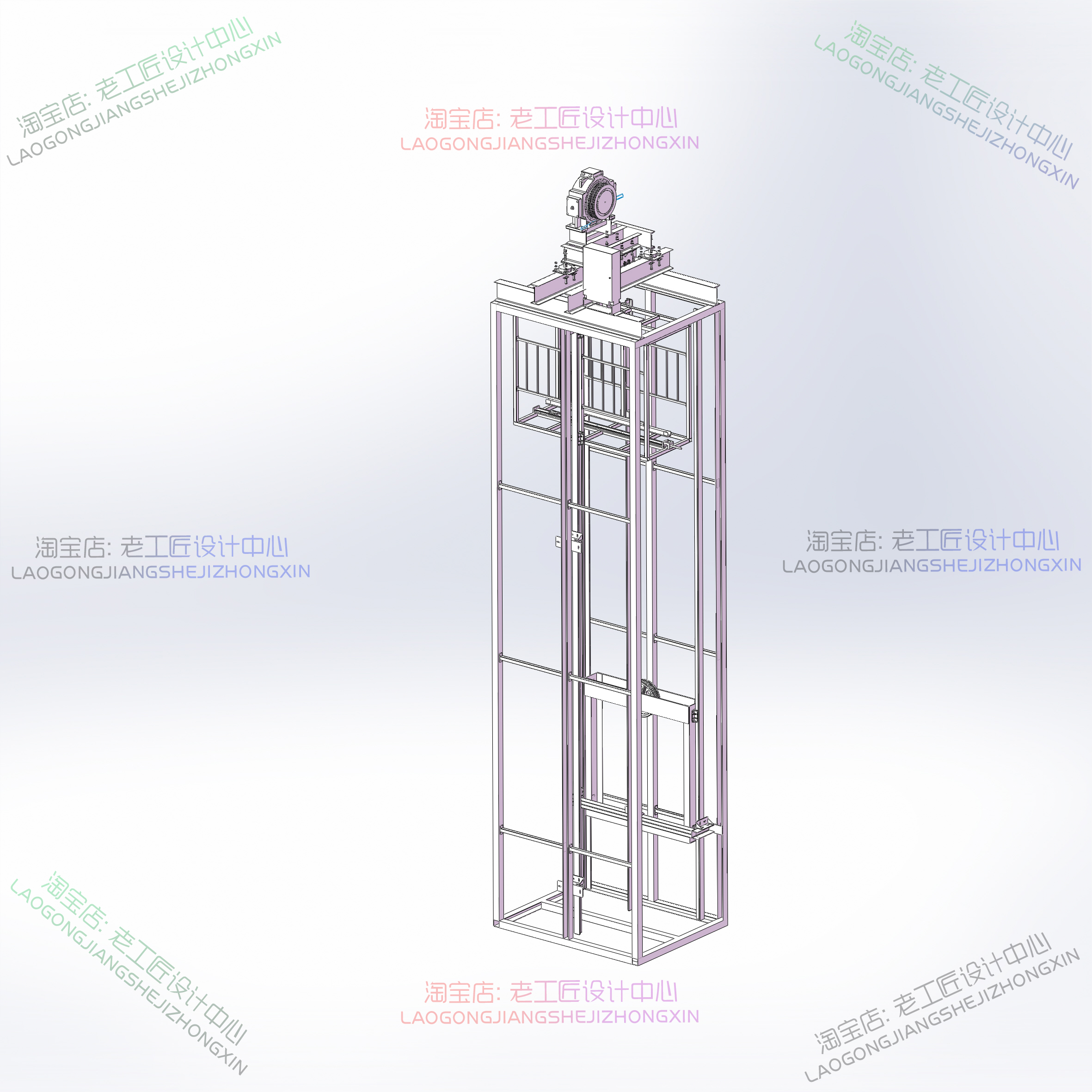 B02-电梯内部结构
