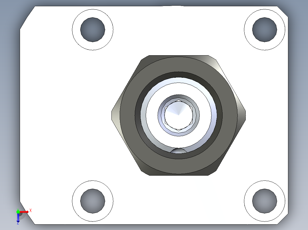 KOSMEKLHA0360-SR-Q25_R01多系列多零件图纸模型俯视图