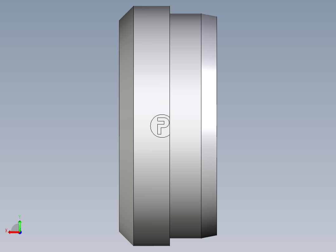 卡套式工业通用硬管接头EO_Progressive_ring_DPR22L71X后视图