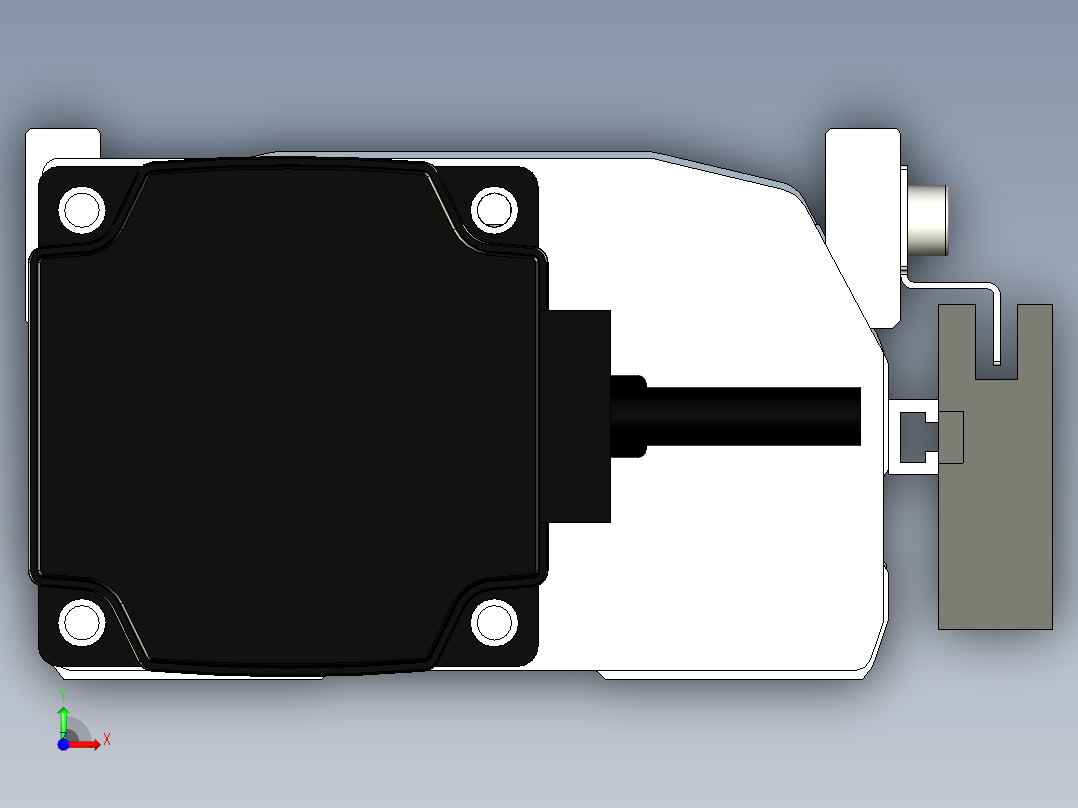 Toyo东佑达直线模组-ETH10-900-BC-200W+煞車前视图