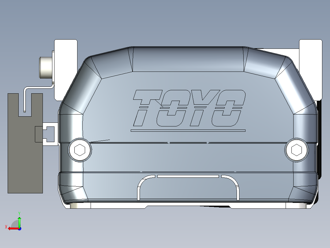 Toyo东佑达直线模组-ETH10-900-BC-200W+煞車后视图