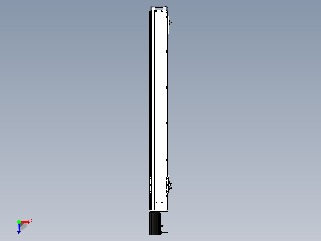 Toyo东佑达直线模组-ETH10-900-BC-200W+煞車俯视图