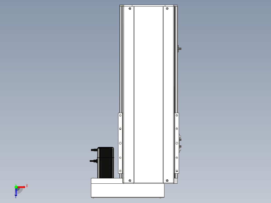 Toyo东佑达直线模组-ETH22-350-BR-400W俯视图