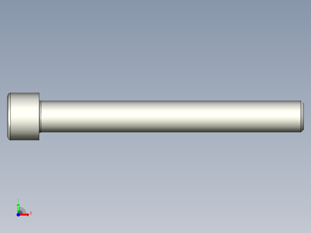 螺钉-DIN_912-M18x150.stp前视图