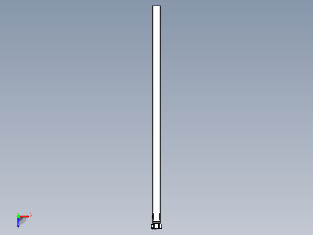 同步带全封闭直线模组TPA-HCB-105D-90-L2700-RP-C-P20-N3俯视图