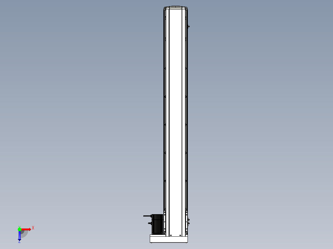 Toyo东佑达直线模组-ETH17-1400-BR-M75俯视图