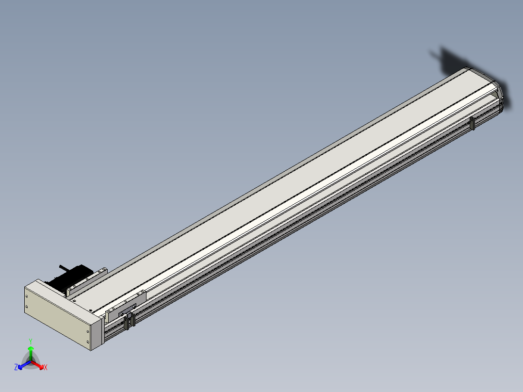 Toyo东佑达直线模组-ETH17-1400-BR-M75正等轴测图