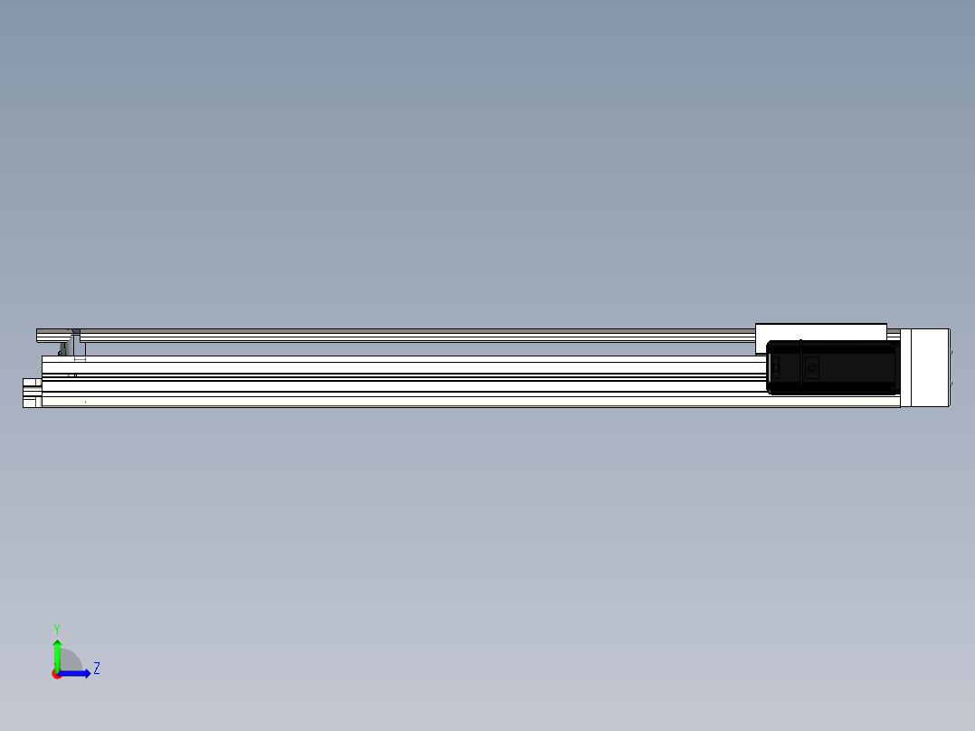 Toyo东佑达直线模组-ETH17-800-BR-M40B左视图
