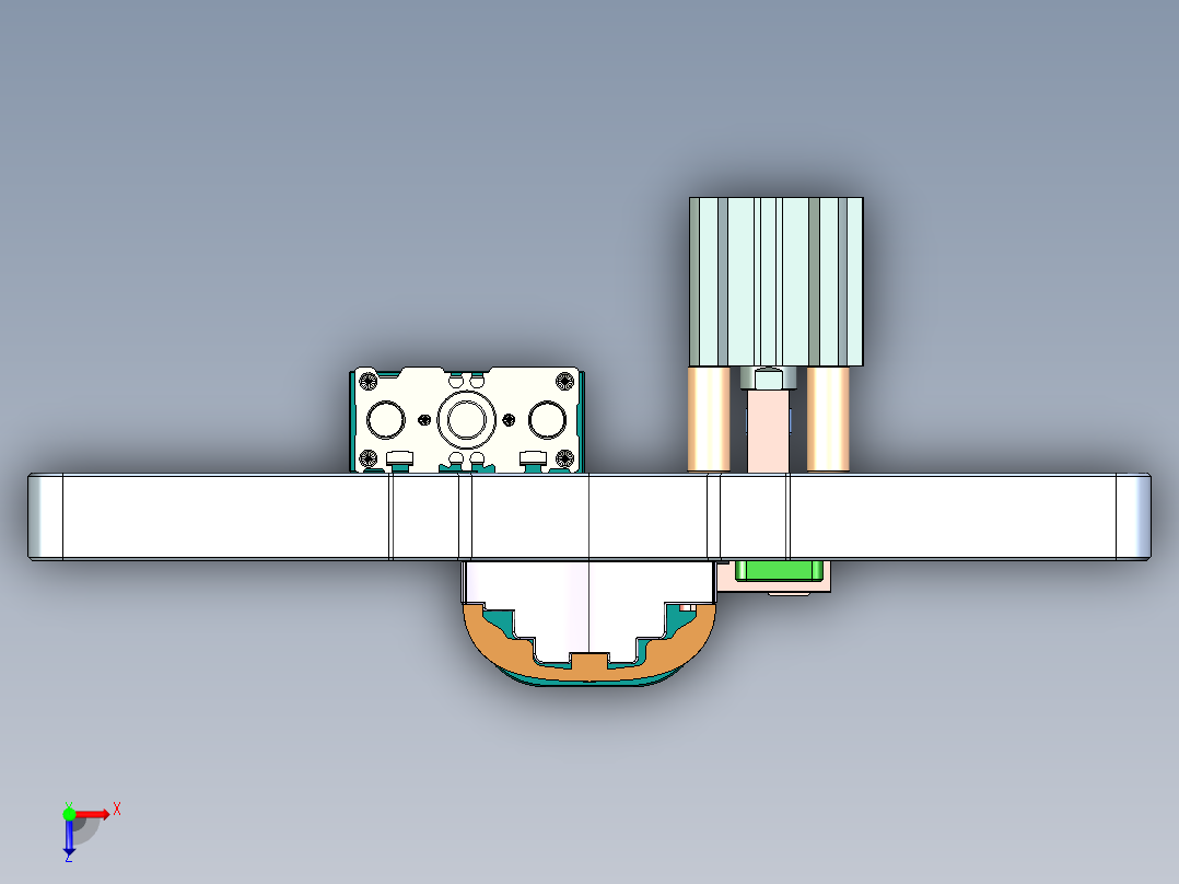 R1-BOT-CNC1-1201俯视图