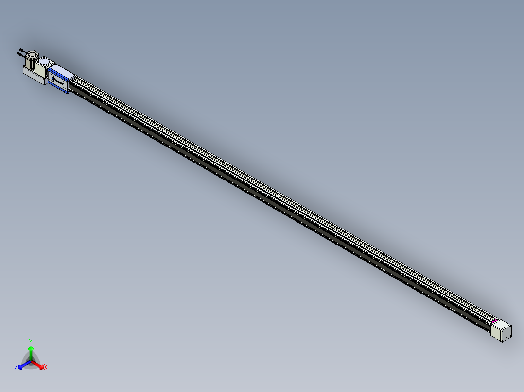 威洛博LB.GB同步带传动--欧规系列GB8-L96-S3900-BL-P75主视图