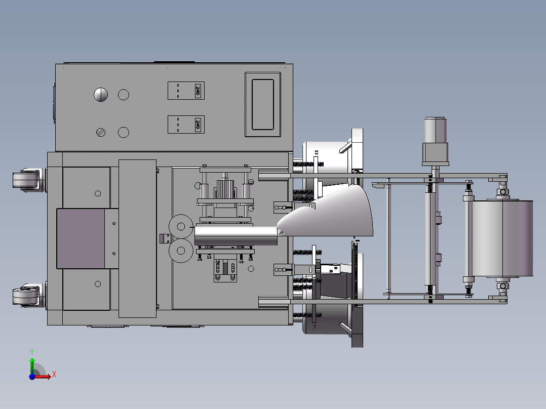 H05-H158 螺丝包装机前视图