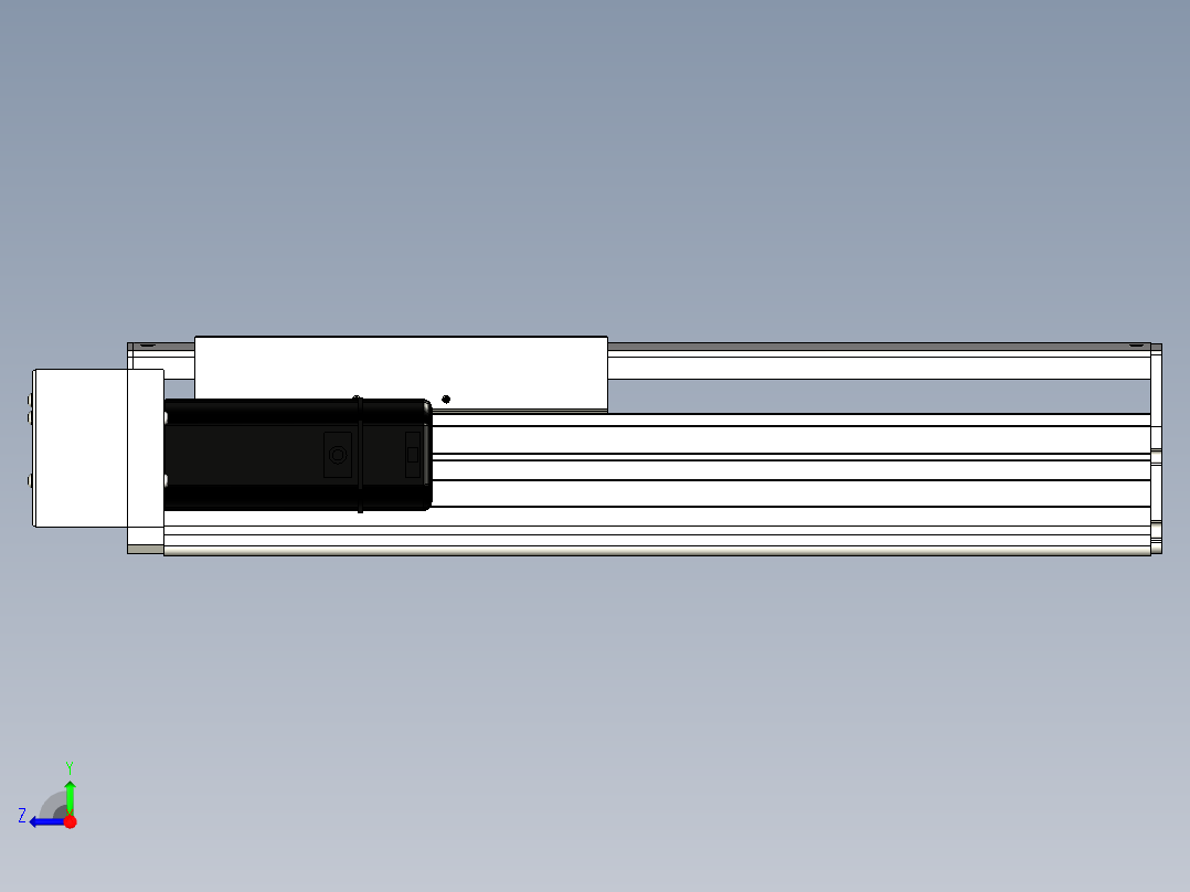 Toyo东佑达直线模组-ETH22-250-BL-400W+煞車右视图