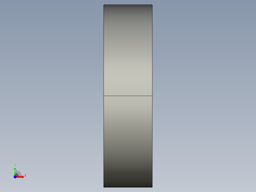 基恩士PZ2-42_bracket2_kc图纸模型前视图