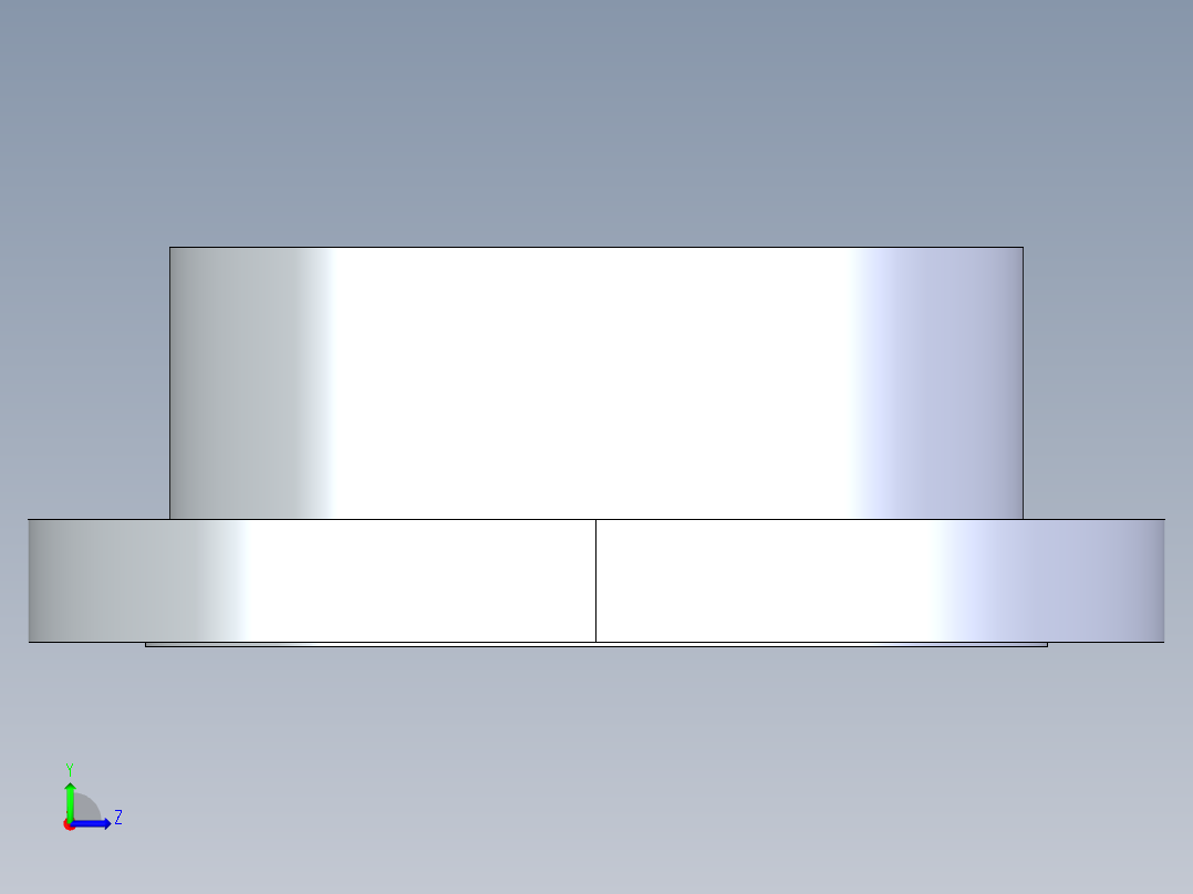 聚氯乙烯配件26-Sch80_Flange Vanstone_SOC_854-100_10in左视图