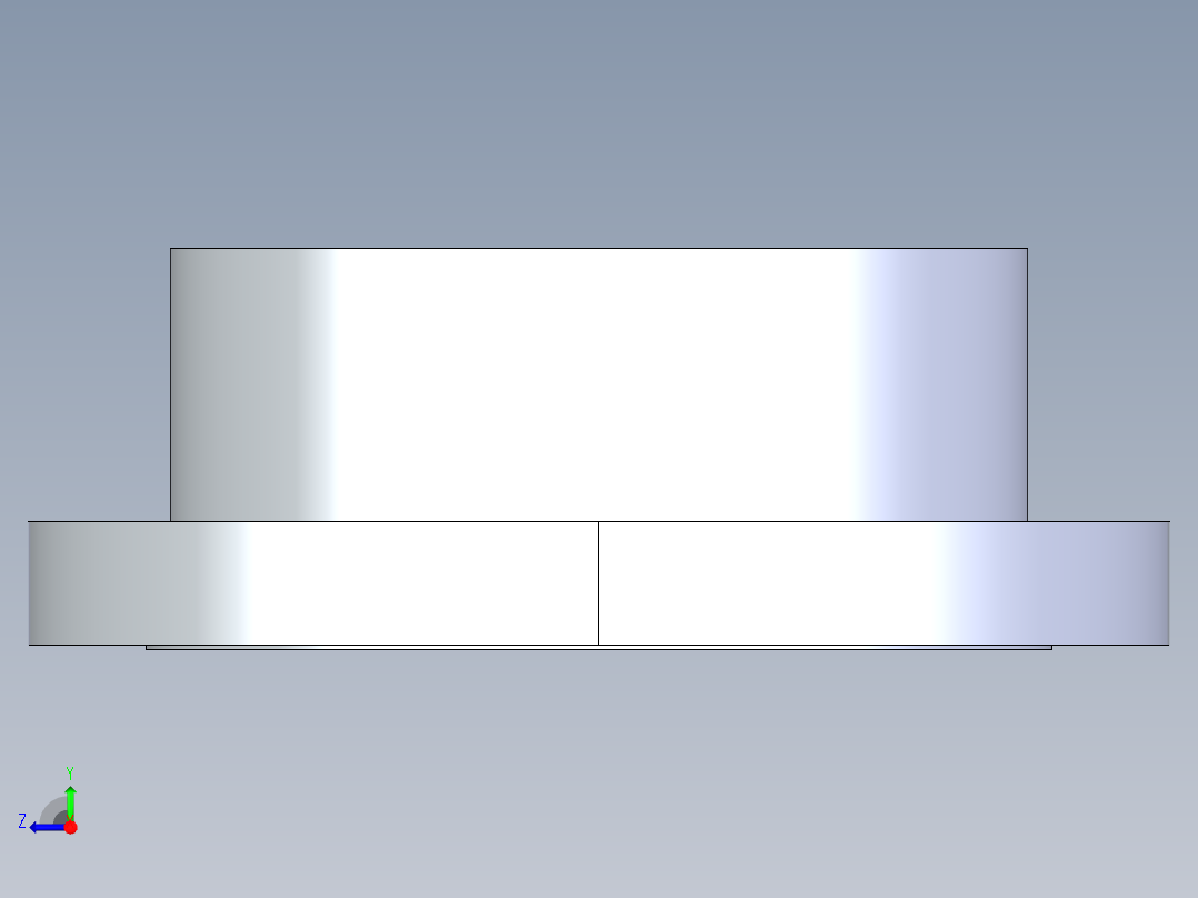 聚氯乙烯配件26-Sch80_Flange Vanstone_SOC_854-100_10in右视图