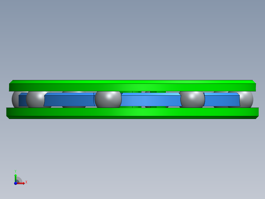 转盘式轴承前视图