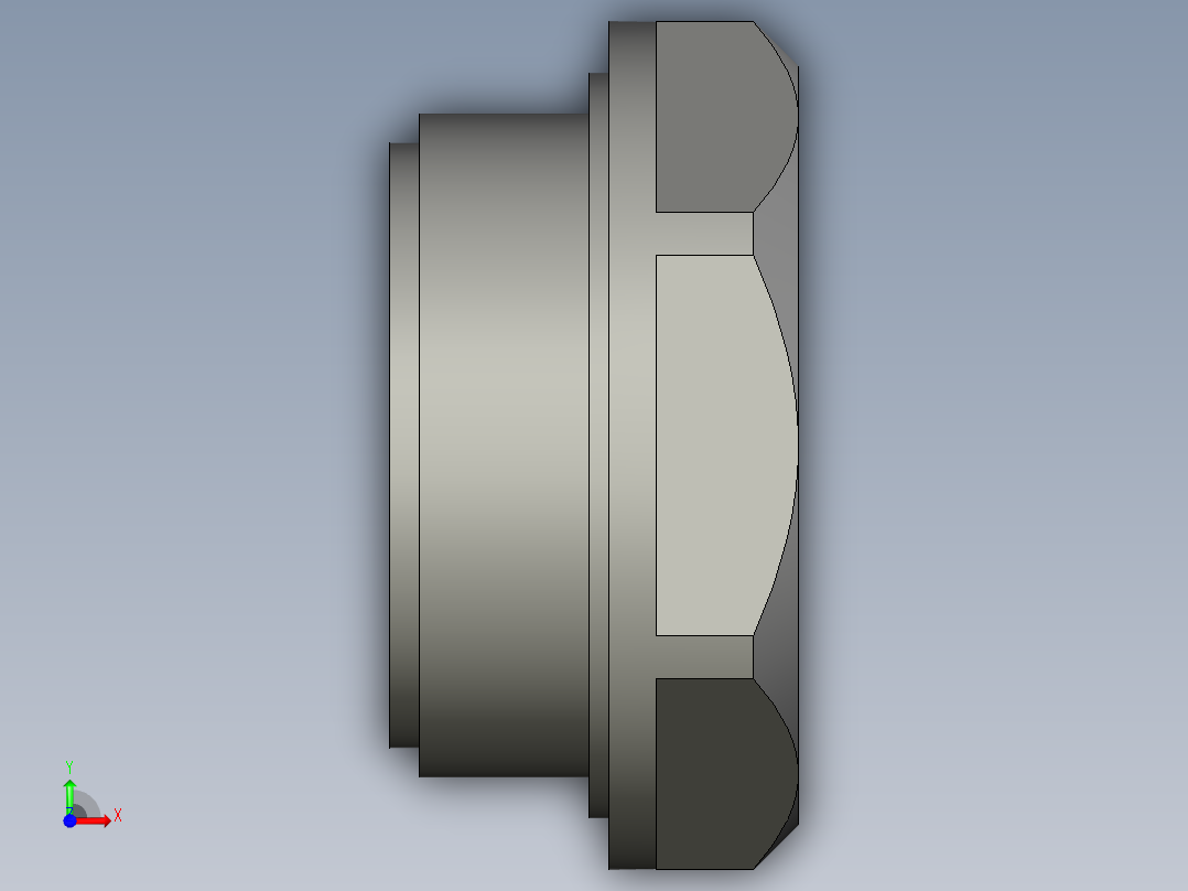 油鏡HGFT.PR,HGFT.HT-PR-3D多系列多零件图纸模型前视图