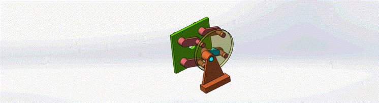 曲柄驱动四组四杆机构