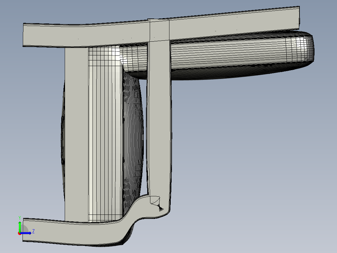 arm-chair-ersin-扶手椅左视图