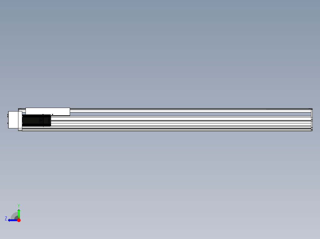 Toyo东佑达直线模组-ETH22-1200-BL-400W+煞車右视图