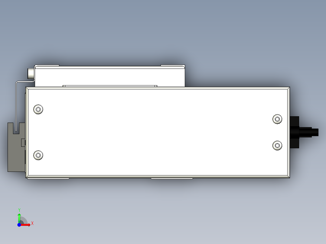 Toyo东佑达直线模组-ECH14-450-BL-400W+煞車前视图