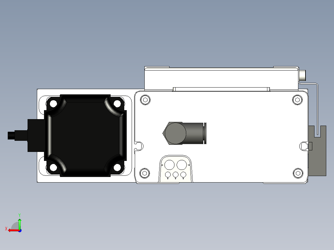 Toyo东佑达直线模组-ECH14-450-BL-400W+煞車后视图