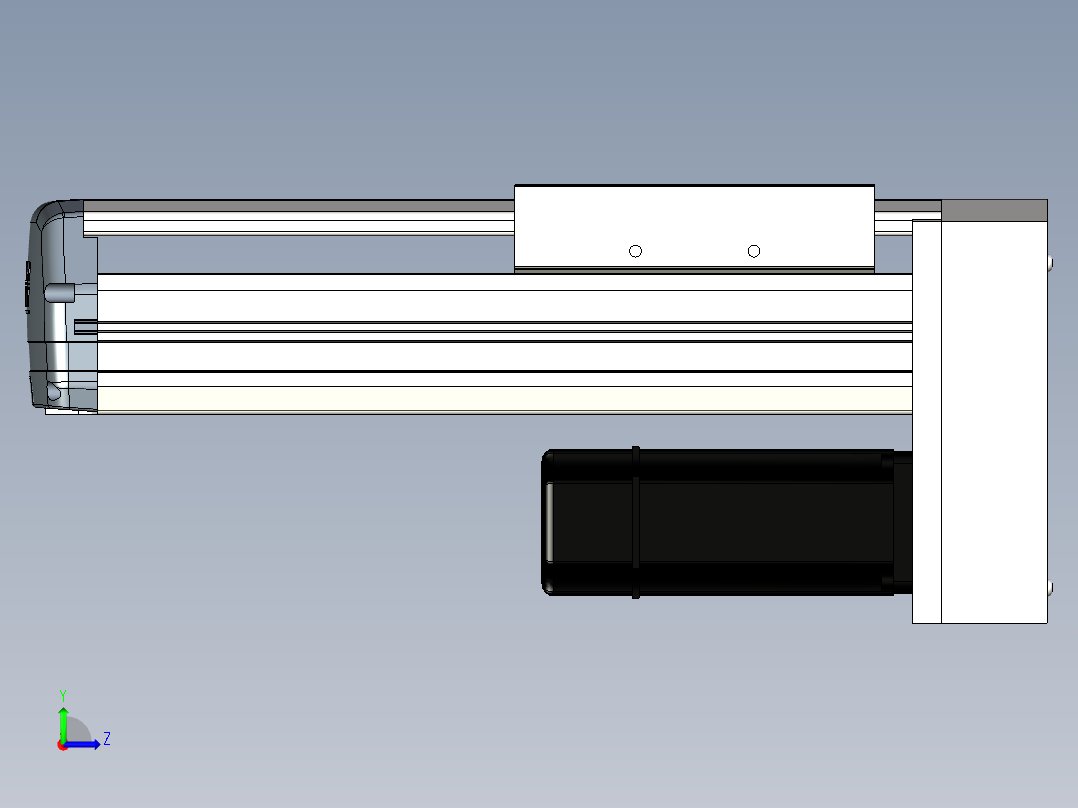 Toyo东佑达直线模组-ETH17-150-BM-M40B左视图