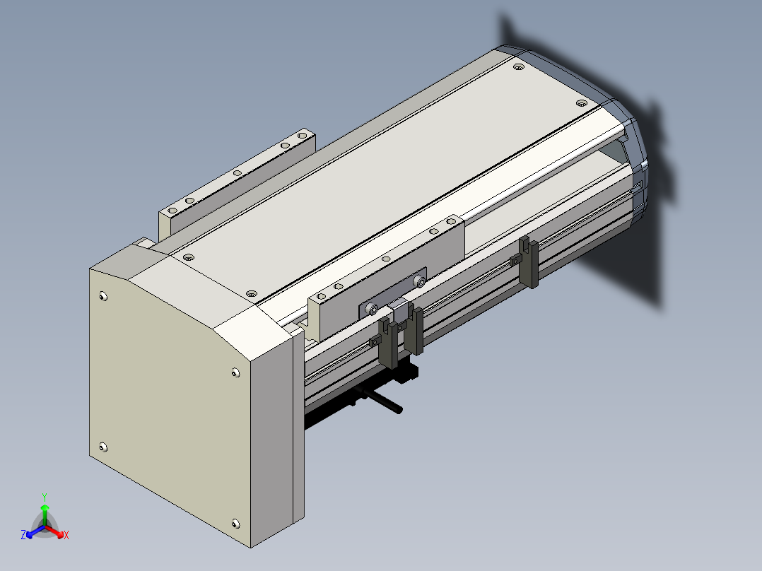Toyo东佑达直线模组-ETH17-150-BM-M40B正等轴测图