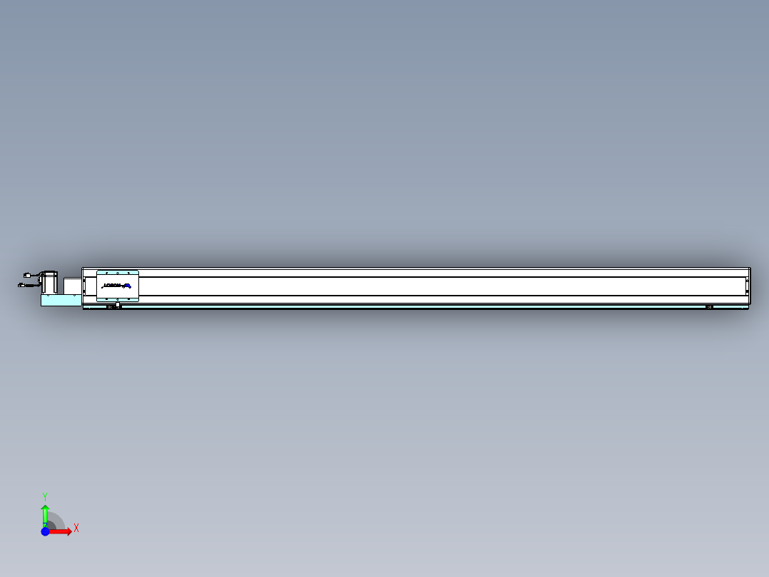 威洛博VBC同步带传动一无尘环境VBC14-L45-S2250-BL-ZP40-C3前视图