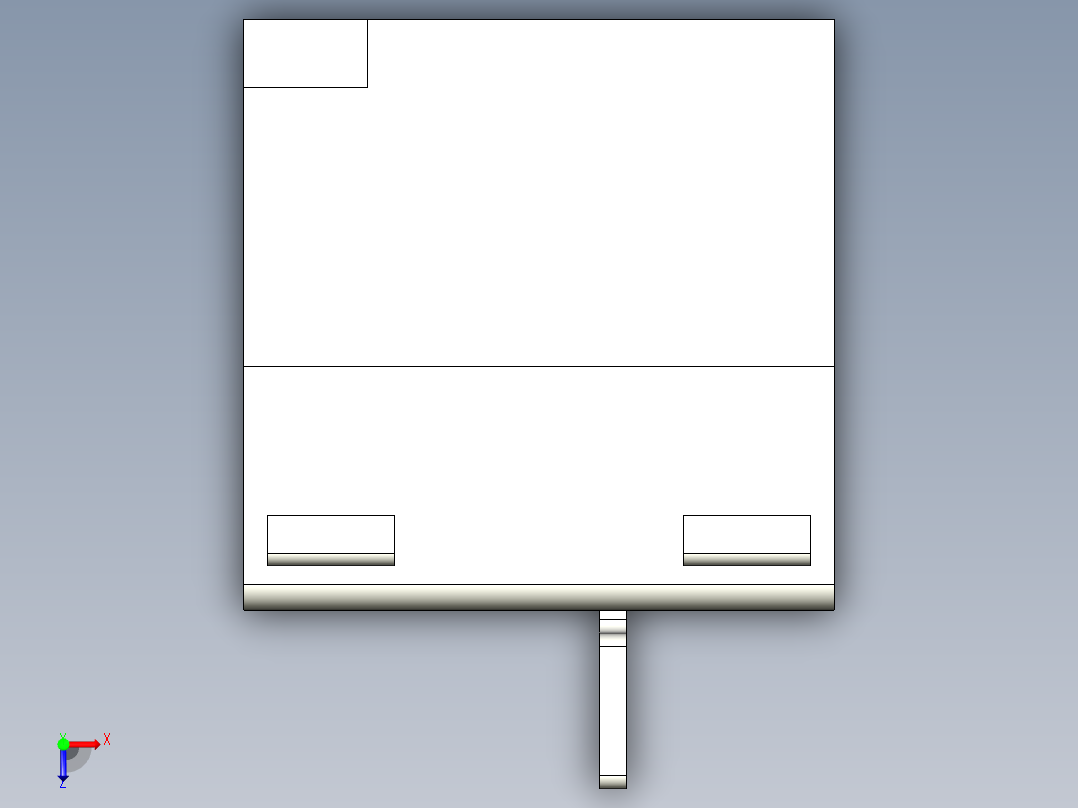 基恩士LX2-70_kc图纸模型俯视图