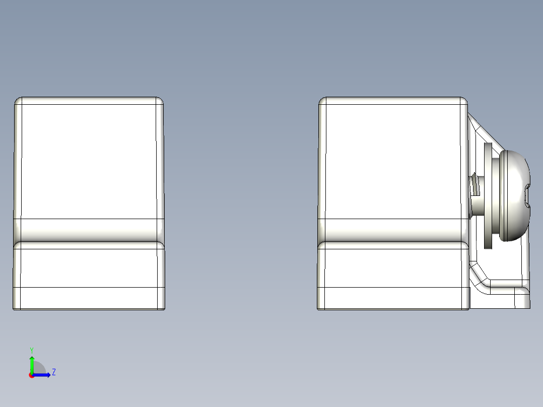 安全_区域传感器DMS-1左视图