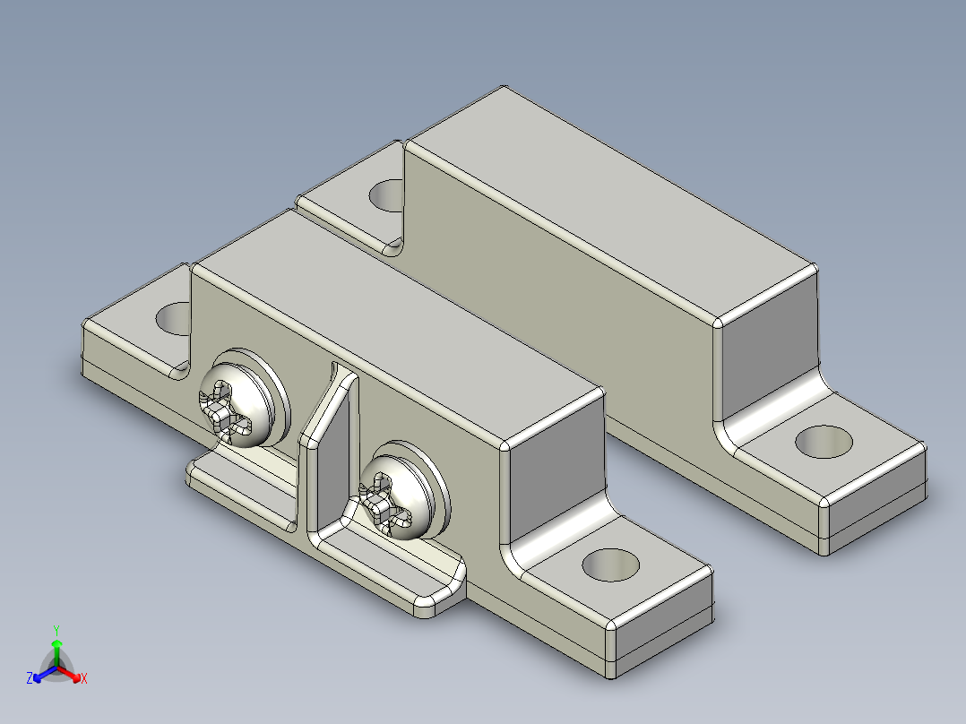 安全_区域传感器DMS-1正等轴测图