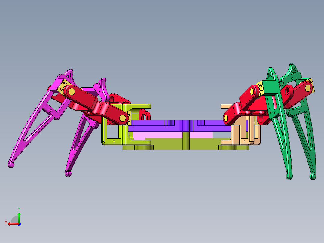 四足机器人SW三维图==1274623==150后视图