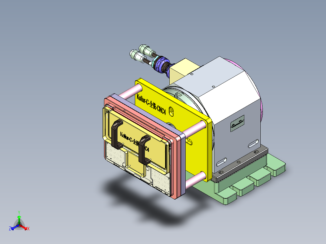 Kollur-C-QX-CNC4-1128正等轴测图