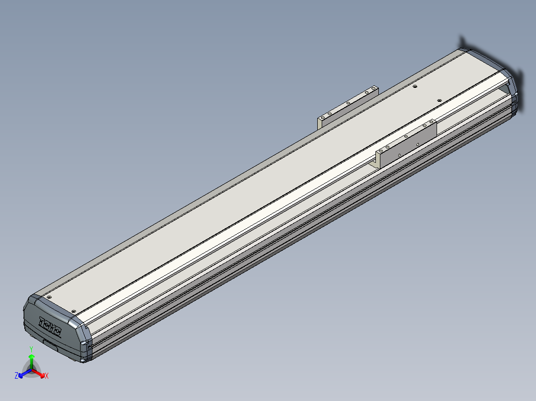 Toyo东佑达直线模组-ETH17-800-M-煞車-組合正等轴测图