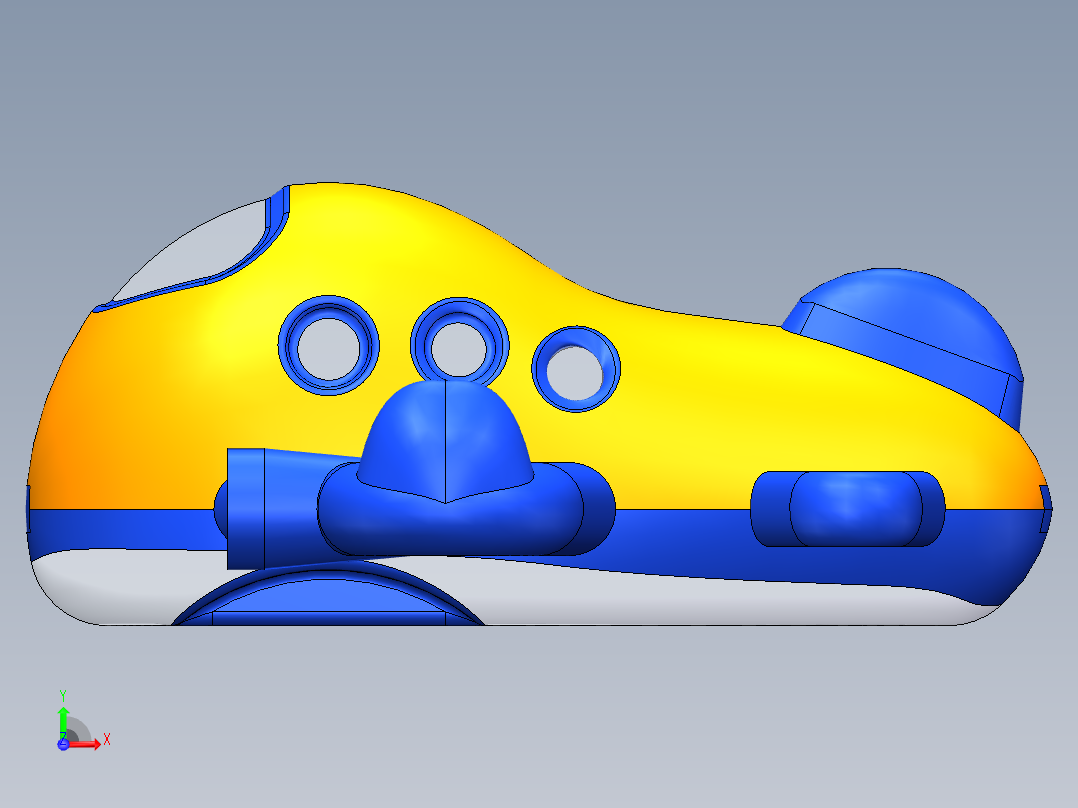 玩具飞机前视图