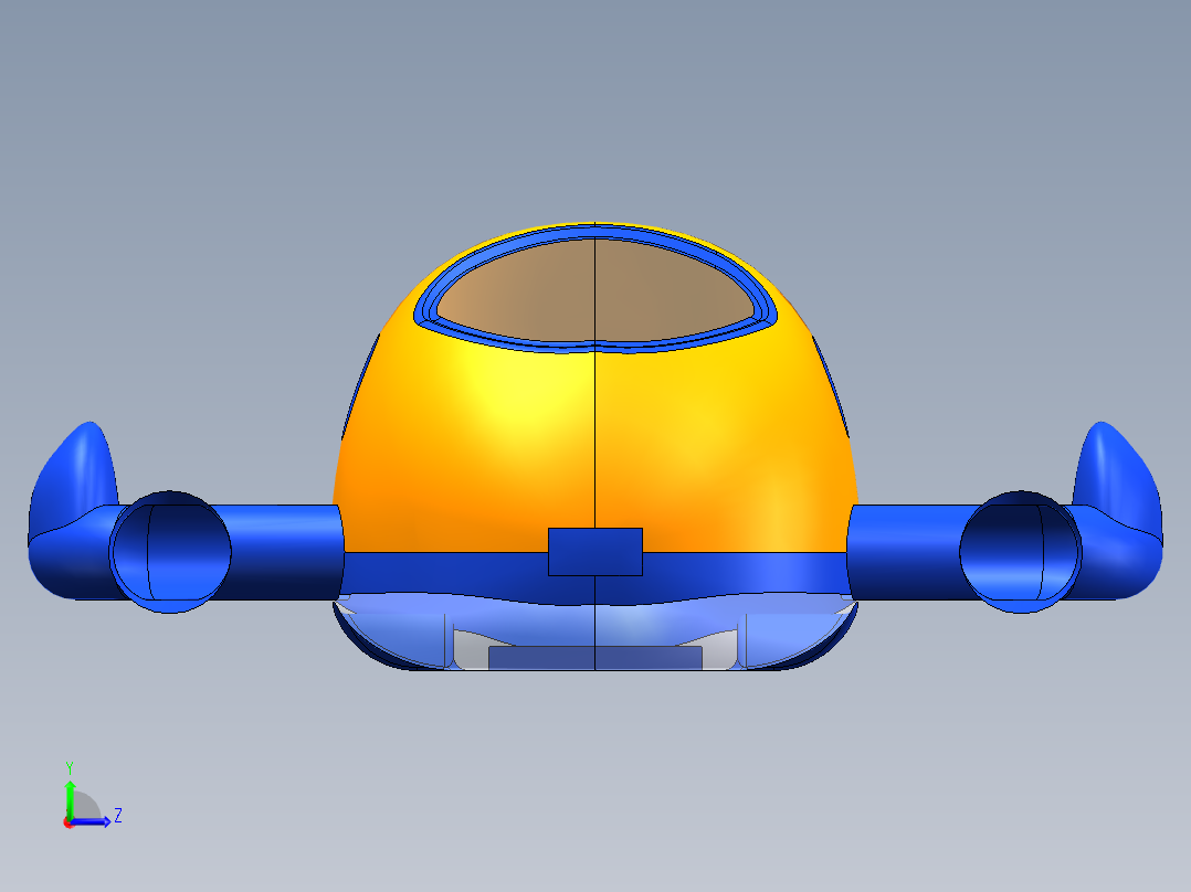 玩具飞机左视图