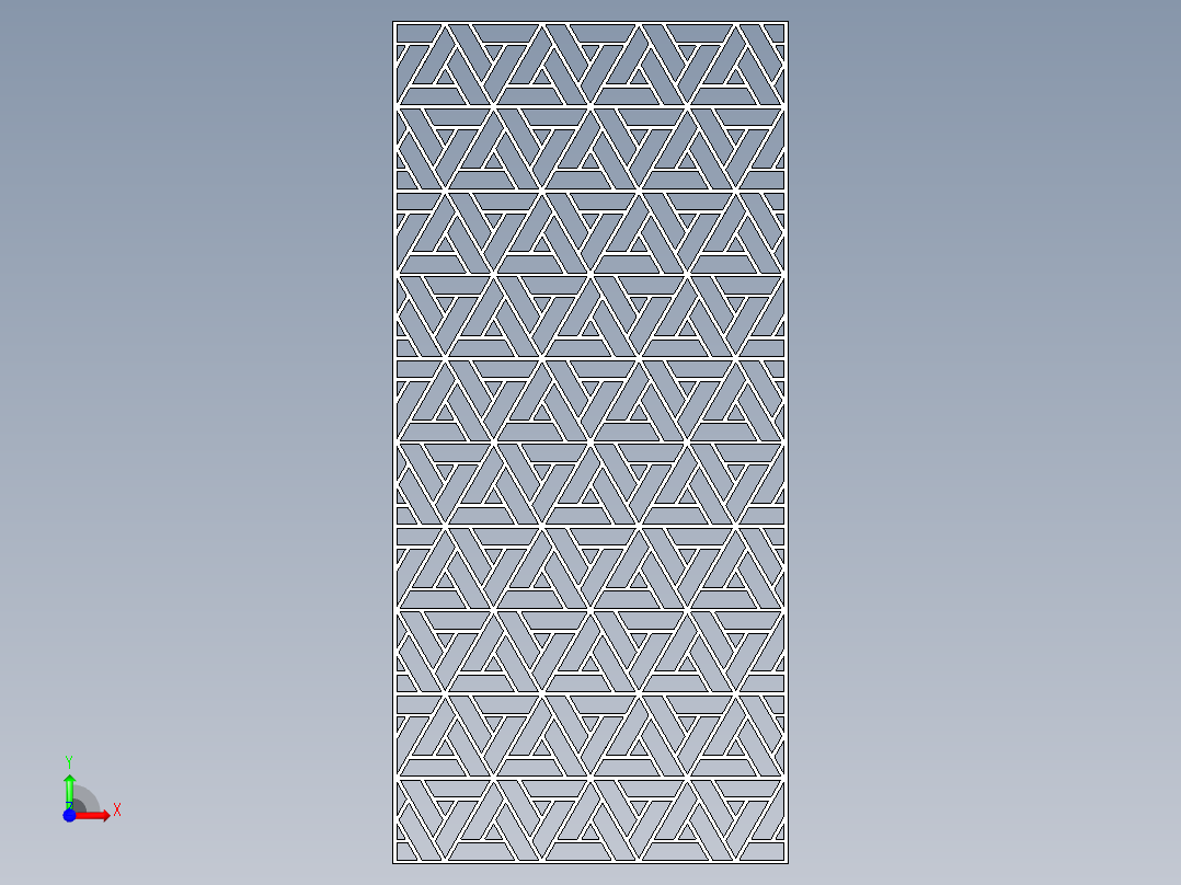 激光切割面板13前视图